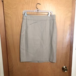 J. Crew khaki pencil skirt - a work staple!
